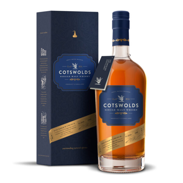 Cotswolds Distillery Founder's Choice Single Malt Whisky box