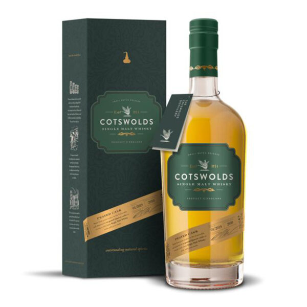 Cotswolds Distillery Peated Cask Single Malt Whisky box