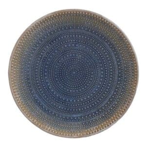 Decorative Platter Blue MDF