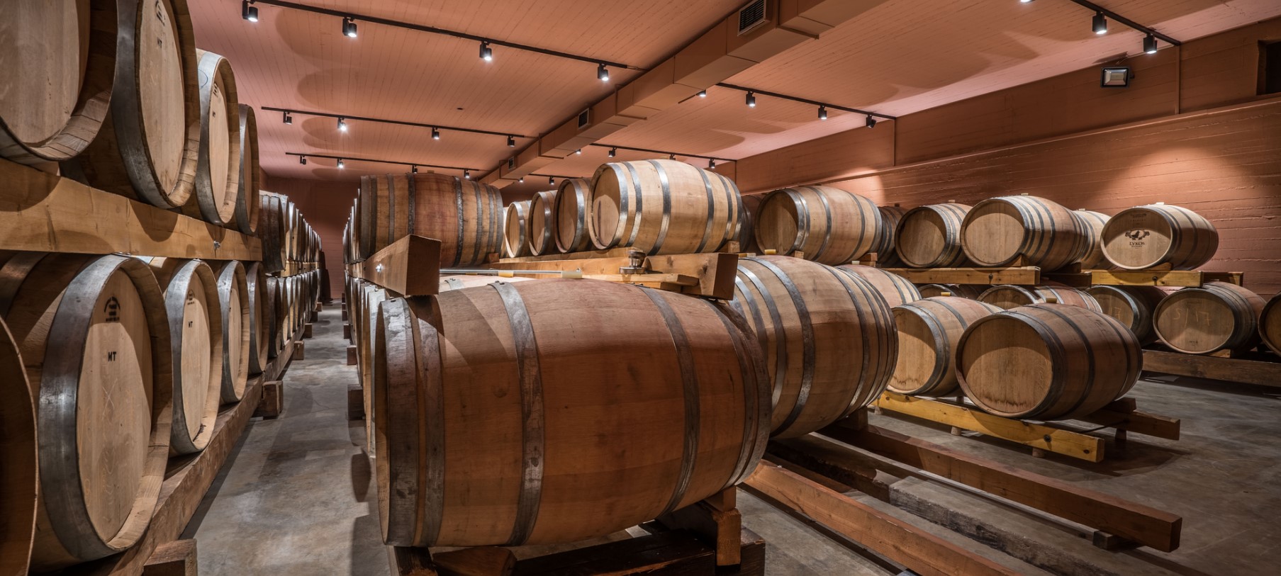Lykos Winery Wine Cellar